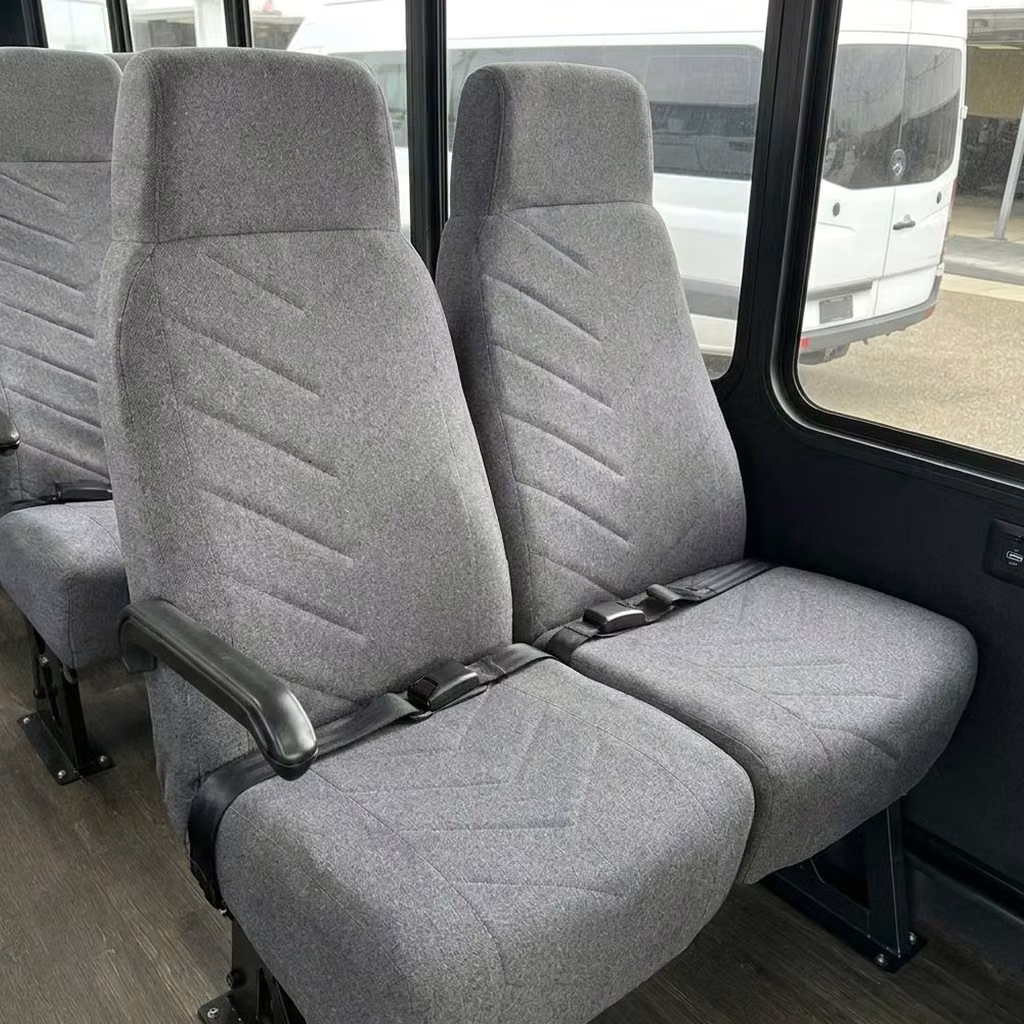 brownsburg 18 passenger minibus high back seats