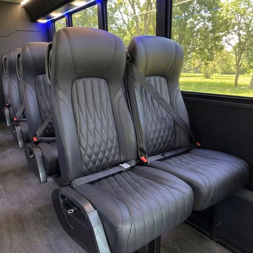 brownsburg 20 passenger minibus high back seats