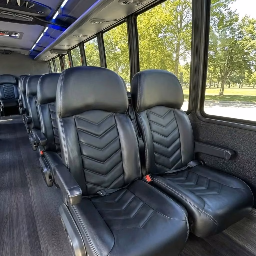brownsburg 28 passenger minibus seating