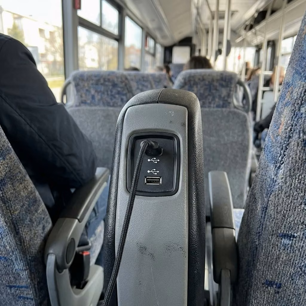 brownsburg 30 passenger minibus usb charging