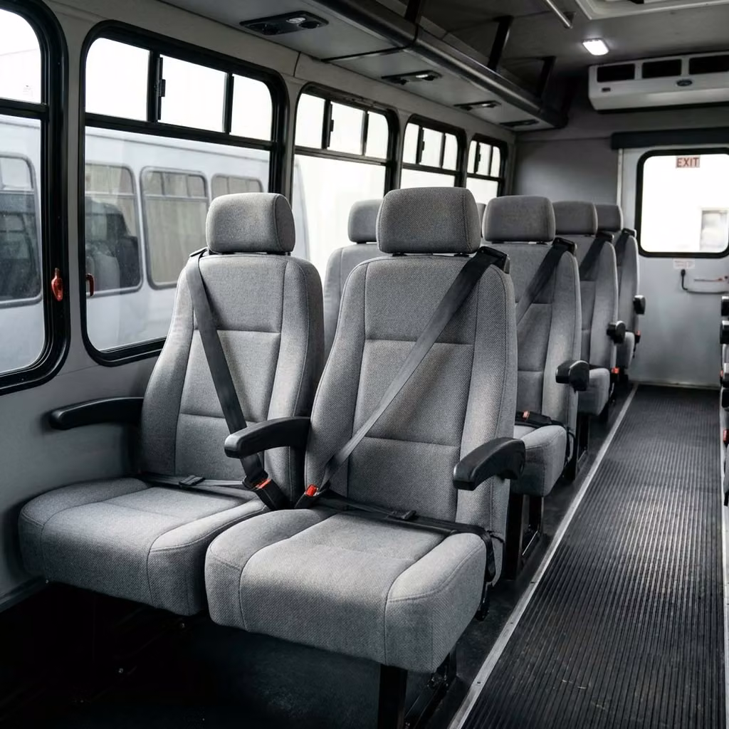 brownsburg 35 passenger minibus reclining seats