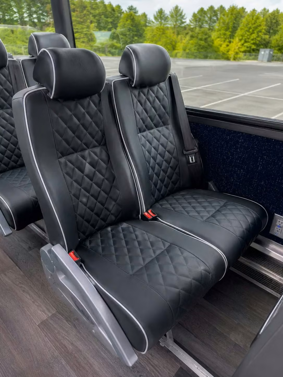 brownsburg charter bus reclining seats