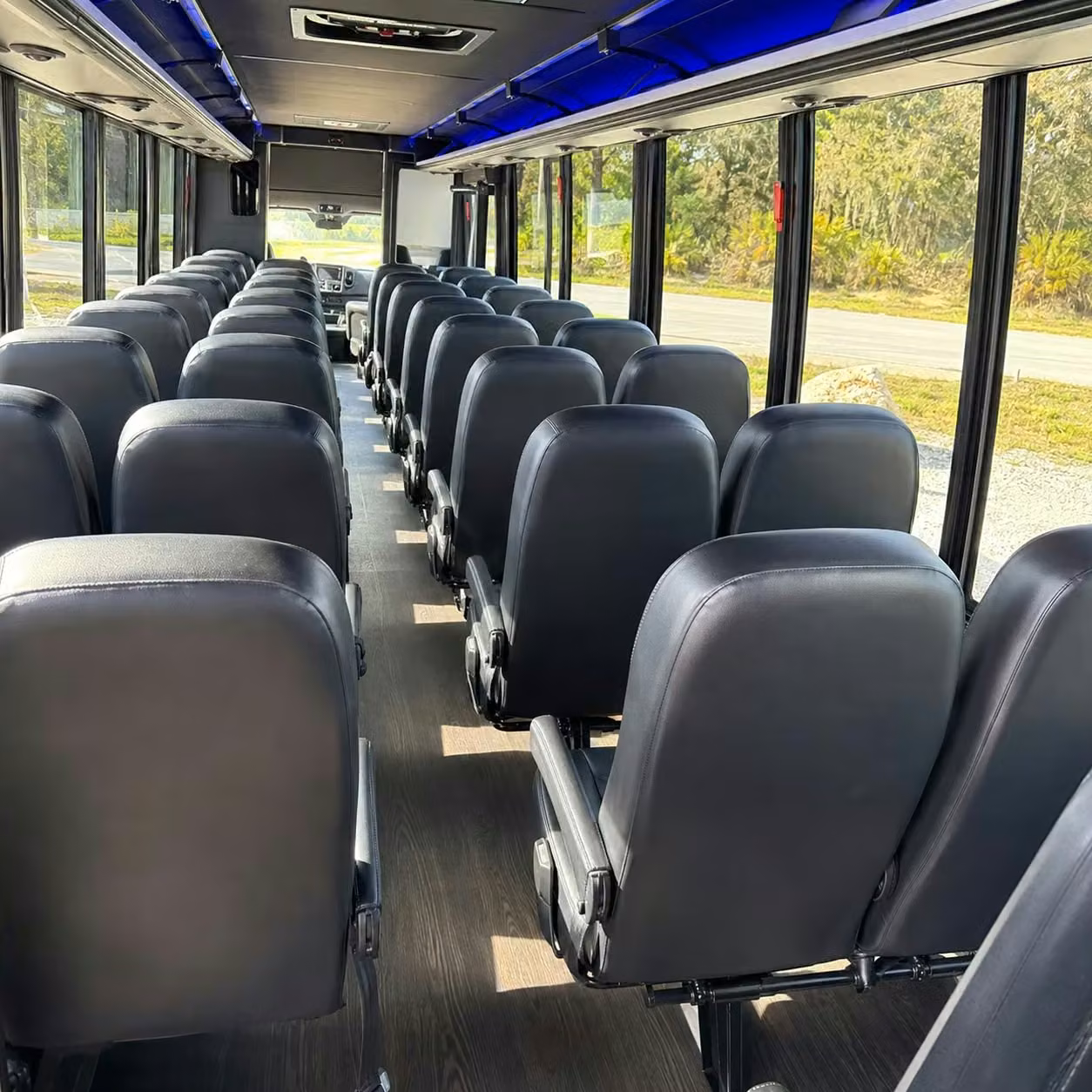 brownsburg minibus interior 1