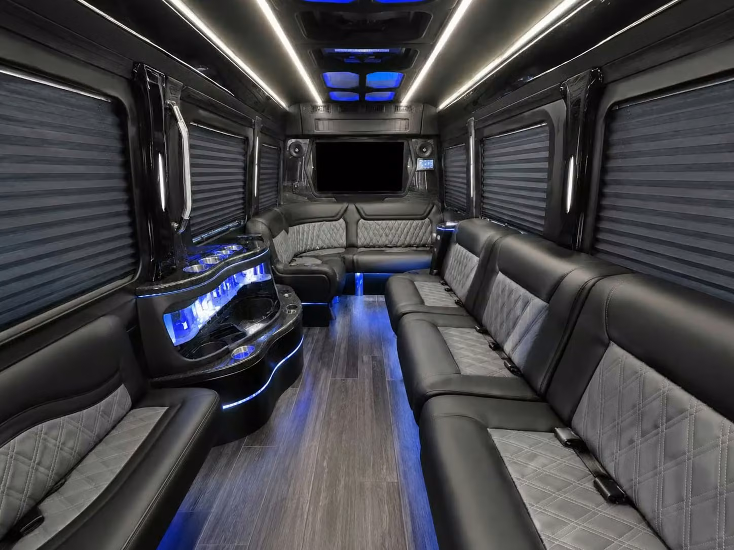 brownsburg party buses and shuttles for pre show dinners and group outings