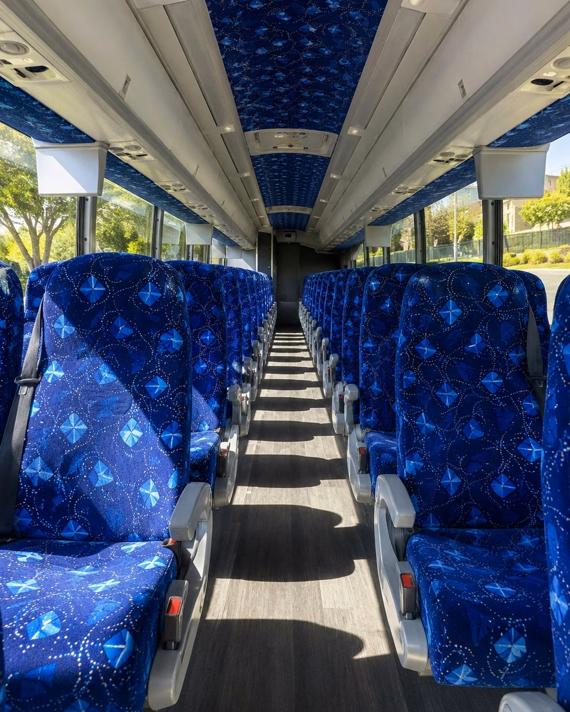 brownsburg prom party buses with led lighting bluetooth sound and leather seating